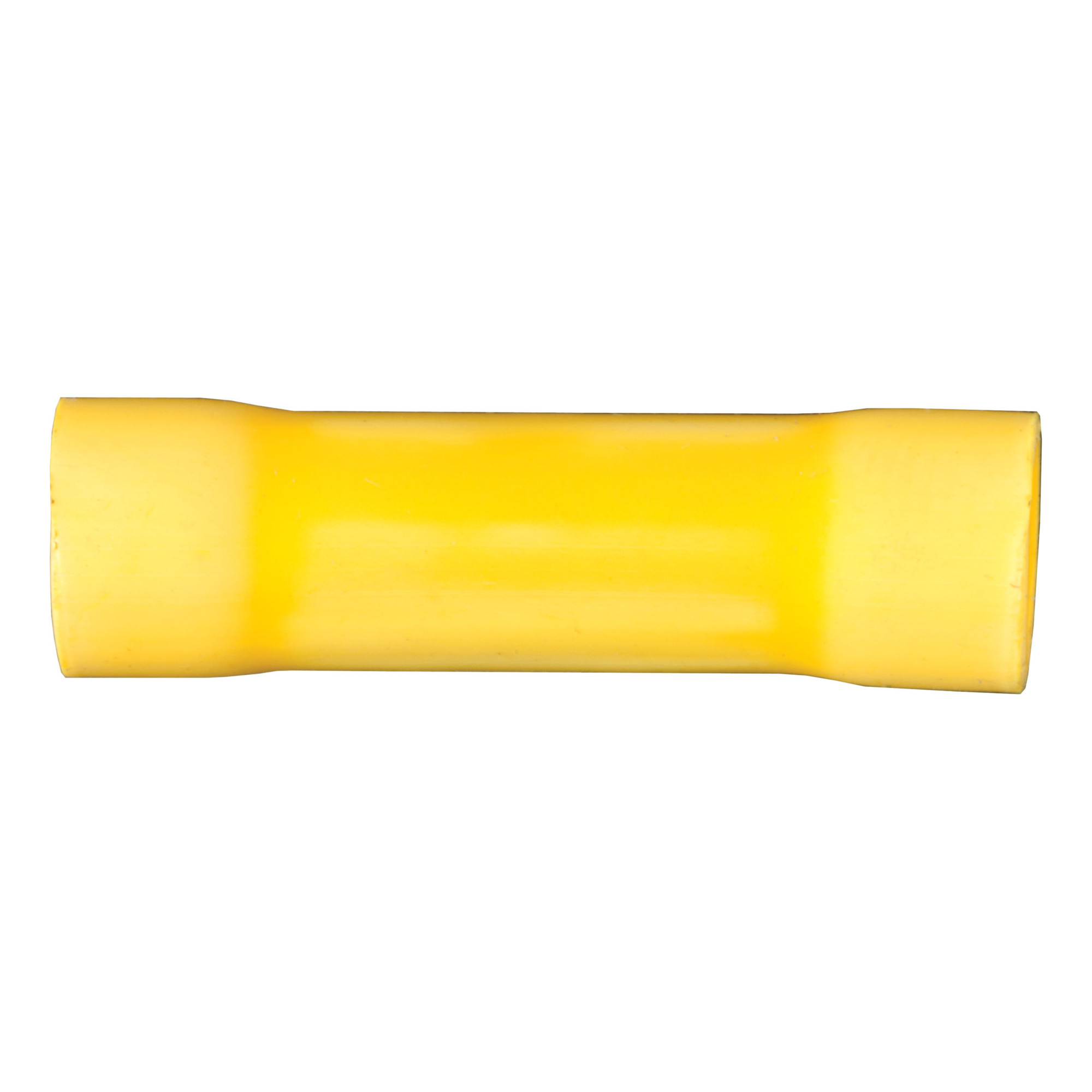 Curt Manufacturing Yellow Vinyl-Insulated Wire Butt Connectors — 12-10 Gauge, 100-Pack, Model# 59423